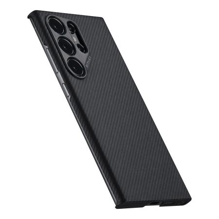 Чехол для Samsung Galaxy S24 Ultra Pitaka MagEZ 4 Case кевлар (KS2401U) Черный