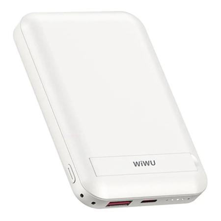 Внешний аккумулятор WiWU Snap Cube Mini Magnetic Wireless Power Bank Multi Portable Charger 10000mAh 20W (SC10000WHT) Черный