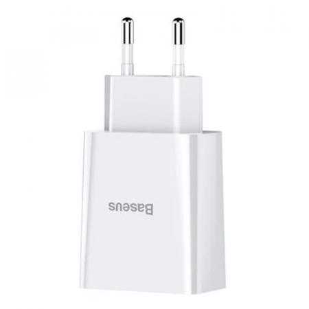 Зарядное устройство Baseus Speed Mini Dual USB Charger 10,5 Вт TC-012 (CCFS-R02), белый