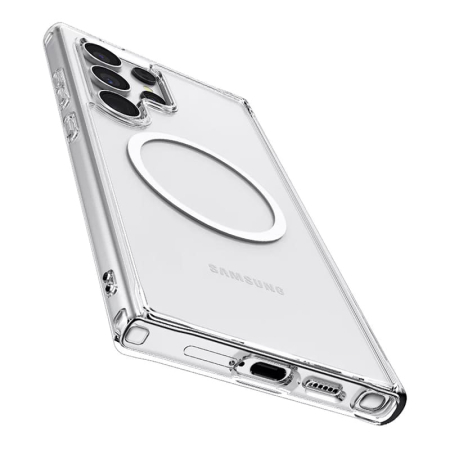 Чехол для Samsung Galaxy S24 Ultra Clear Case MagSafe Прозрачный