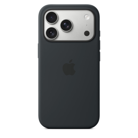 Чехол для Apple iPhone 17 Pro Silicone Case Black, чёрный