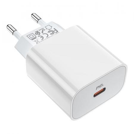 Зарядное устройство hoco. Plus Speed source PD USB Type-С 3.0 charger (C76A), белый