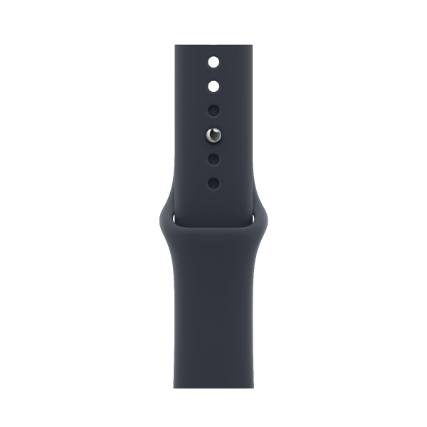 Apple Watch Series 12, 46 мм корпус из алюминия цвета «Space Gray», ремешок Sport Band размера M/L цвета «Navy Blue»