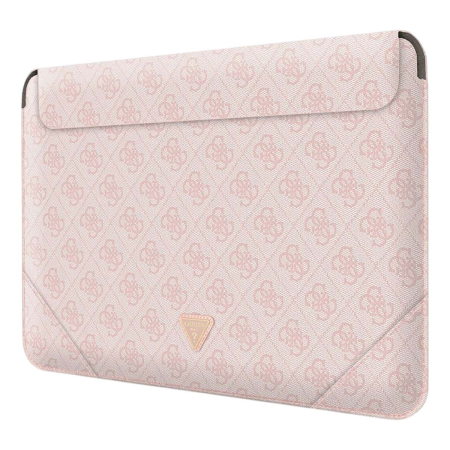 Чехол Guess для ноутбуков 13"/14" Sleeve 4G with Triangle metal logo (GUCS14P4TP) Розовый