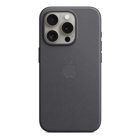 Чехол FineWoven Case для Apple iPhone 15 Pro с MagSafe Black, черный