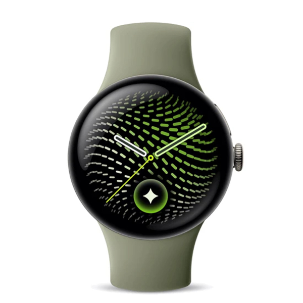 Часы Google Pixel Watch 5, 45 мм Satin Pyrite/Olive, бронзовый
