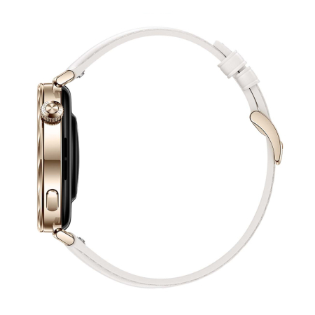 Часы HUAWEI Watch GT 5 Gold, 41 мм, цвет корпуса золотистый, цвет ремешка белый