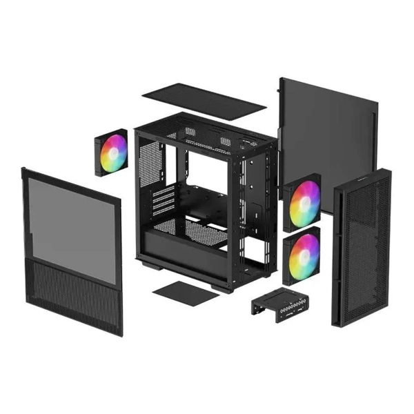 Корпус Deepcool CH360 black (R-CH360-BKAPE3-G-1) Чёрный
