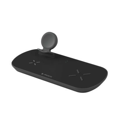 Зарядная станция Deppa 3в1 17,5W (24011) Black, черный