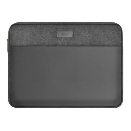 Сумка-чехол для ноутбука 14" WiWU Minimalist Laptop Sleeve для Macbook Серый