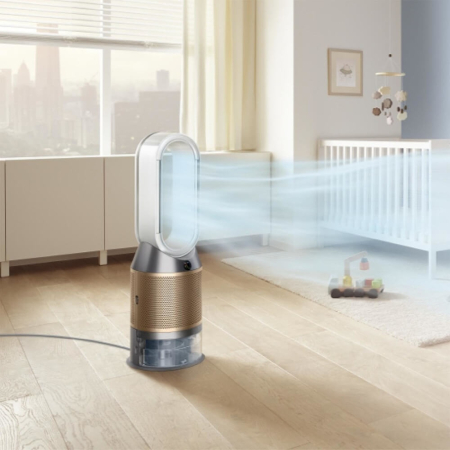 Увлажнитель-очиститель воздуха Dyson (PH05) Gold/White, золотой/белый