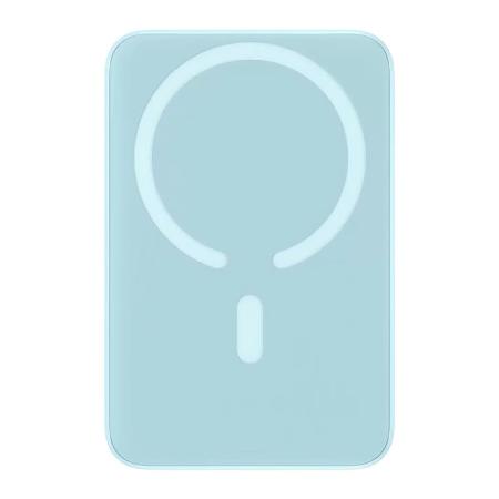 Внешний аккумулятор Baseus Magnetic Wireless Charging power bank с поддержкой беспроводной зарядки 10000mAh 20W (PPCXM10) Голубой