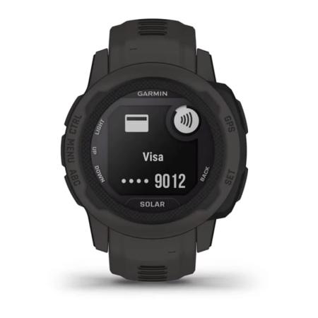 Часы Garmin INSTINCT 2S solar Graphite, черный