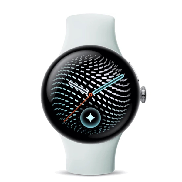 Часы Google Pixel Watch 5, 45 мм Polished Silver/Fog, серебристый