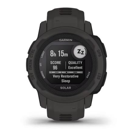 Часы Garmin INSTINCT 2S solar Graphite, черный